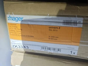 Hager ZK33X3 Komplettfeld, univers Z, 1050mm, 2 ZP, 2-feld, NRW, SH, MV, N-sachs - Bild 1 von 1
