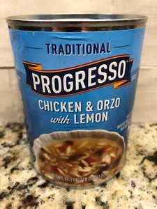 10 CANS Progresso Traditional Chicken & Orzo with Lemon Soup 18.5 oz Can - Picture 1 of 6