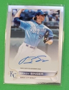 2022 Topps Chrome Veteran Auto #CVA-BS Brady Singer Kansas City Royals - Bild 1 von 2