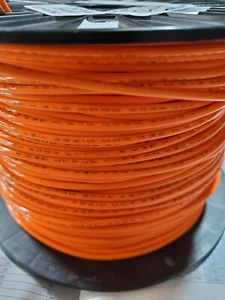 12awg 12ga Teflon Strand silv plate wire orange $ per 10ft section free shipping - Picture 1 of 5