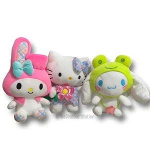 Sanrio Hello Kitty, Cinnamoroll, & My Melody Easter Plush 2024 Set of 3 NWT - Picture 1 of 20