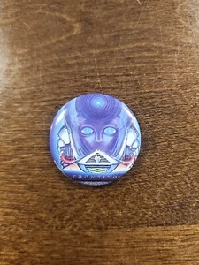 Journey Frontiers RARE vintage pin-back button. Authentic. - Picture 1 of 2