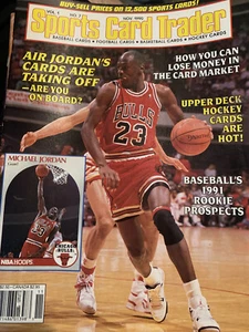 Revista Sports Card Trader Michael Jordan noviembre 1990 - Imagen 1 de 1