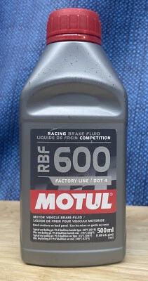 Fluido de freio de corrida Motul RBF 600 FL - 0,5L AM - Totalmente sintético DOT 4 - Imagem 1 de 2
