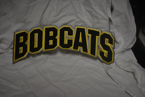 BOBCATS Jacket Patch 13'' Wide 4 1/2'' Tall Cover