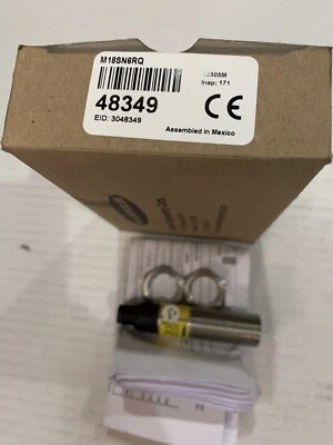Banner Engineering   M18SN6RQ  Sensor 48349NEW!! - Image 1 of 3