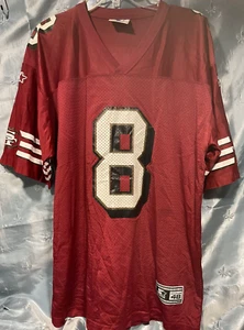 Vintage Starter NFL 1998 San Francisco 49ers Steve Young #8 Jersey Sz 48 - Picture 1 of 4