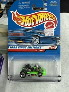 Hot Wheels 1998 First Edition Go Kart #651 grün 21 von 40 Autos Neu in OVP Mattel - Bild 1 von 3
