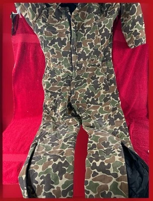 Wall's Zero-Zone Insulated Outerwear Camo Hunting Coverall Men 42x44 L/Reg USA - Image 1 of 4