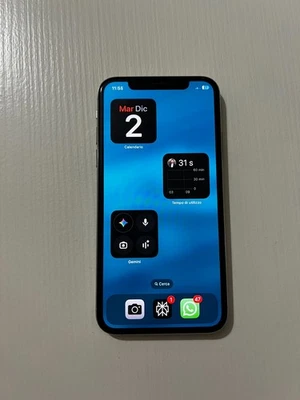 Apple iPhone XS - 64GB - Argento (Sbloccato) con Batteria Nuova e cavo incluso - Immagine 1 di 4