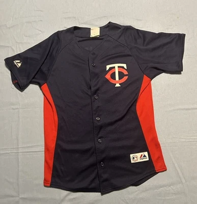 Majestic Minnesota Twins Joe Mauer Juvenil Grande Foto 1 de 4