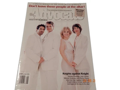MELISSA ETHERIDGE JULIE CYPHER THE ADVOCATE MAGAZINE FEBRUARY 2000 LESBIAN GAY Foto 1 de 4