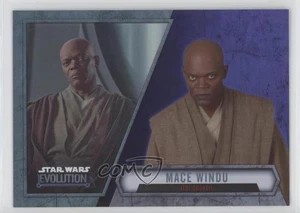 2016 Topps Star Wars Evolution Purple Lightsaber Mace Windu Jedi Council #81 1j8 - Picture 1 of 3