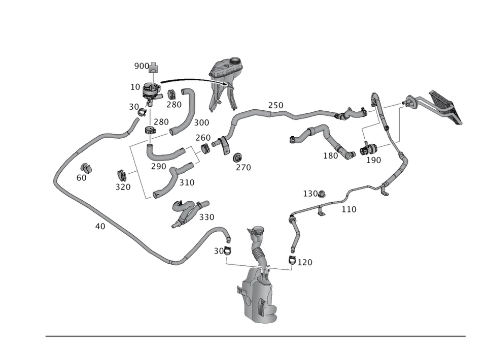 Grupo de tuberías originales Mercedes-Benz 172-830-14-15 Foto 1 de 1