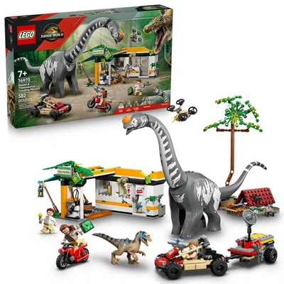 LEGO Jurassic World Raptor & Titanosaurus Tracking Mission 76973 Kit de Construcción Foto 1 de 4
