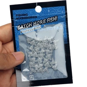 30Pcs 3 Way Connector Clear Fishing Group Tie Hook Branch Bead Enduring - Picture 1 of 8