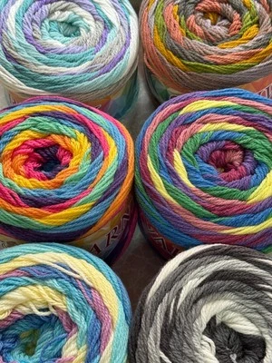 Knitco aran carnival cake - 1x200g - 472m - 100% acrylic - knitting crochet yarn