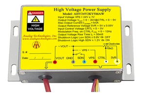 AHV24V2KV5MAW High Voltage DC-DC Power Supply 24VDC Input 2KV 5mA Output - Picture 1 of 2