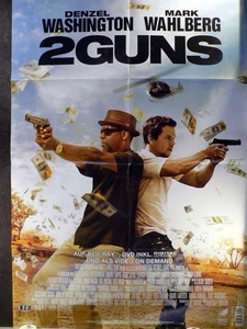 2 Guns - Mark Wahlberg - Videoposter A1 84x60cm gefaltet (g) - Picture 1 of 1