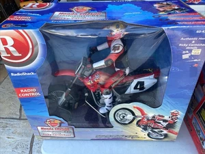Vintage Radio Shack RC Motocross Bike Honda CR250R 60-4353 Carmichael See Desc. - Picture 1 of 11