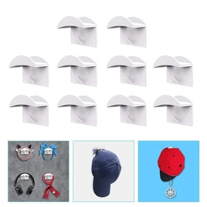 10 piezas Adhesivo Sombrero Colgador Minimalista Sombrero Colgante Estante Sombrero de Béisbol Ganchos - Imagen 1 de 12