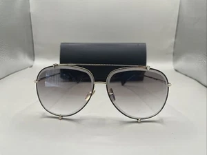 Gafas de sol de aviador DITA TALON 23007-B WHI GLD-62 chapadas en oro titanio hechas en Japón - Imagen 1 de 15