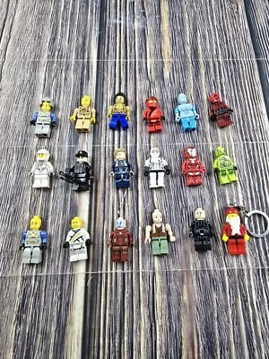 LEGO Minifigure Lot of 18 Astronaut Santa Construction Ninja  - Image 1 of 4