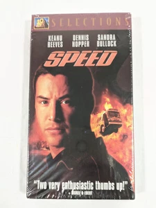 Speed VHS, 1996 New Sealed Keanu Reeves Sandra Bullock Dennis Hopper - Picture 1 of 3