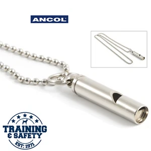 Dog Whistle Constant Frequency Ancol Training Chain Lanyard Professional Puppy - Picture 1 of 6