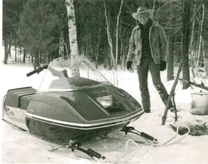 1975 Scorpion Whip Snowmobile SLED Poster 24 X 24 Inch SWEET! - Picture 1 of 2