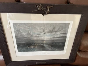 Gravierter antiker "Sonnenuntergang auf See nach einem Sturm" von WILLIAM MILLER, FRANCES DANBY - Bild 1 von 10