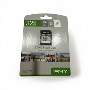 PNY 32GB High Performance SDHC SD-Flash-Karte, 32GB 2er-Pack - Bild 1 von 1