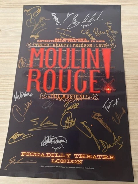Moulin Rouge! SIGNED  Jamie Muscato - Image 1 of 1