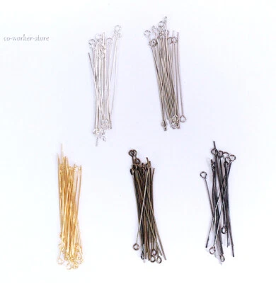 500 un. Variaciones Color Hágalo Usted Mismo Cabeza Alfiler Ojo Artesanía Hierro Joyería Marcado Suministro  Foto 1 de 4