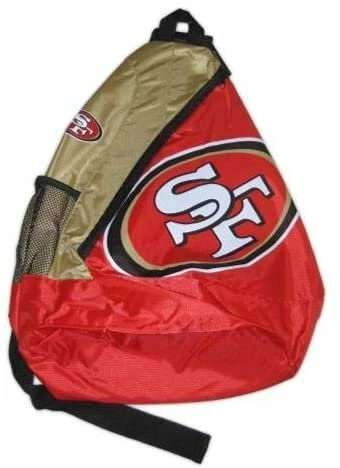 San Francisco 49ers Two Tone Full Size Nylon Sling Backpack Cover