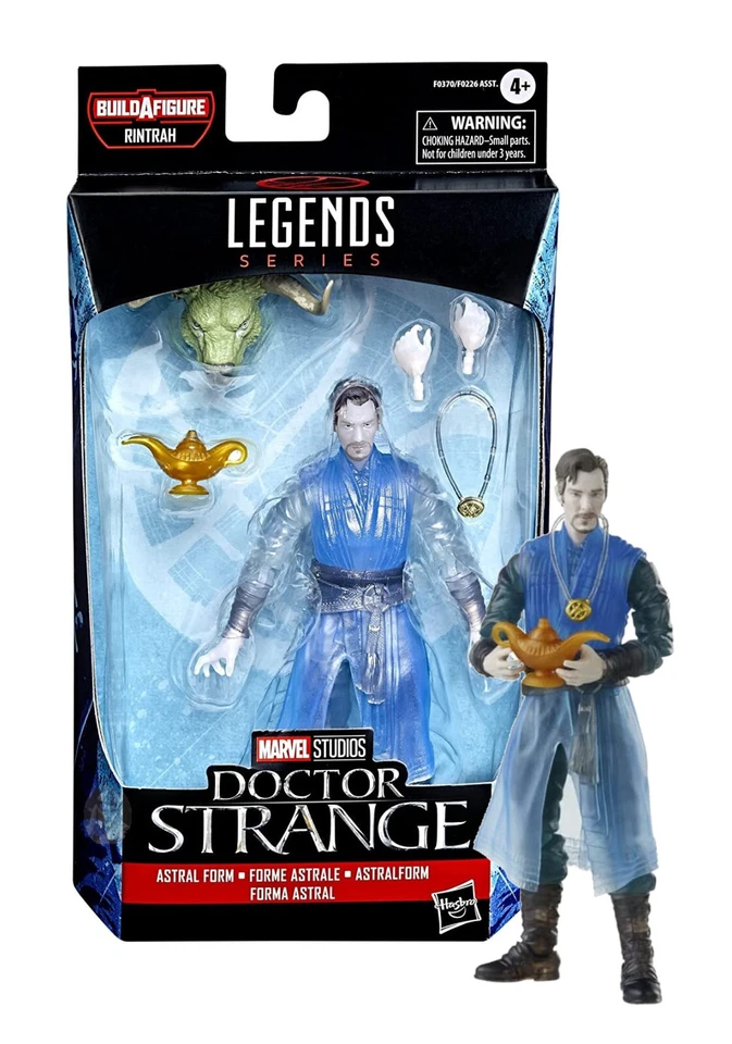 Marvel Legends Doctor Strange Astral Form 6" Figure with Rintrah BAF Piece NIB - Image 1 of 1