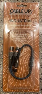 Headphone Splitter Audio Adapter 3.5mm TRS Cable Up Industrial by VU - Picture 1 of 8