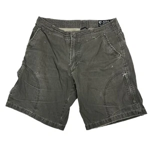 Pantalones Cortos de Carga Kuhl Vintage Patina Dye Ramblr Pintura Verde Mancha Talla 34 - Imagen 1 de 8