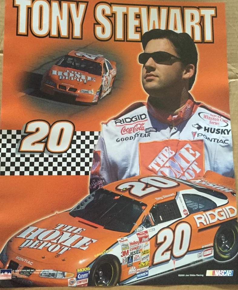 Tony Stewart #20 16x20 Starline Poster OOP - Image 1 of 1