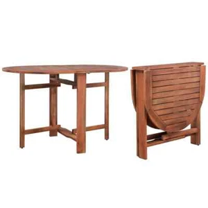 vidaXL Garden Table 120x70x74 cm Solid Acacia Wood - Picture 1 of 8