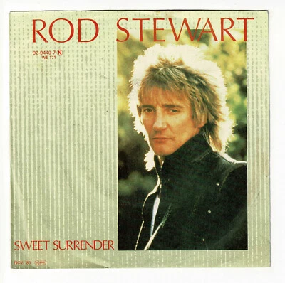 Rod Stewart Vinile 45 Giri 7 " Sweet Surrender - Ghetto Blaster - Wb Records - Immagine 1 di 3