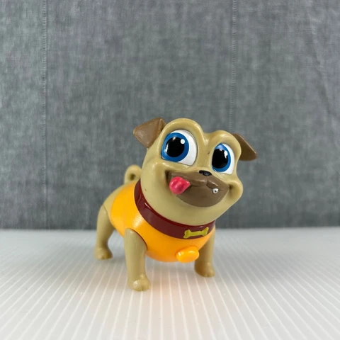 Disney Junior Puppy Dog Pals Rolly Light Up Collar 2.5" Inch Action Figure Cover