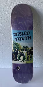NWT New ZERO Skateboard Deck MISLED YOUTH Video Art 8.25 Jamie Thomas Tod Swank - Picture 1 of 10