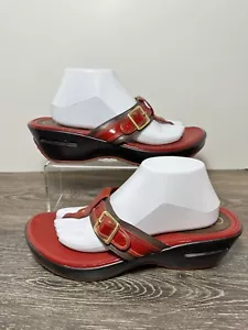 Cole Haan Damen-Sandalen mit Absatz Größe 12B rot Slipper-Tanga Flip-Flops D31420 - Bild 1 von 18