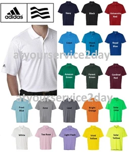 ADIDAS Mens Dri Wick Climalite GOLF Polo Sport Shirts Size S-4XL NEW A130 - Picture 1 of 27
