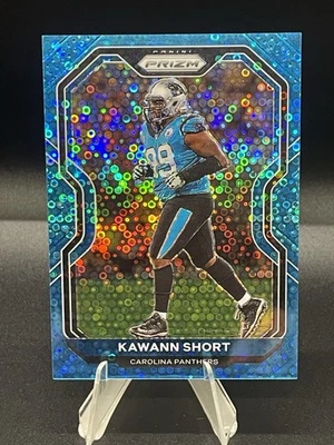 Kawann Short SP /79 2020 Prizm Blue No Huddle Circles 239 Carolina Panthers - Image 1 of 2