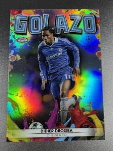 Didier Drogba 2021-22 Topps Chrome UEFA Champions League #G-5 Golazo - Picture 1 of 6