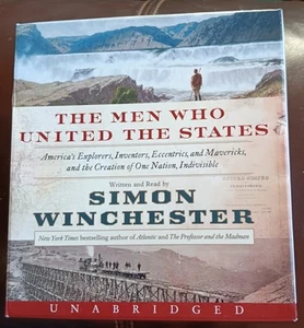 Men Who United the States by Simon Winchester Unabridged Audio CD BX 18 - Imagen 1 de 2