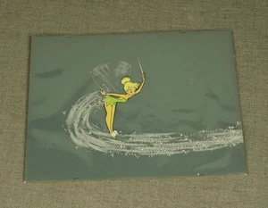 Vtg Disney TINKER BELL Animation Production Cell with ART CORNER LABEL Peter Pan - Photo 1/11