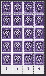 Lokalausgabe Saulgau "Victory" Mi.Nr. XVI (20) postfrisch Mi.Wert 1200 € (1428) - Picture 1 of 2